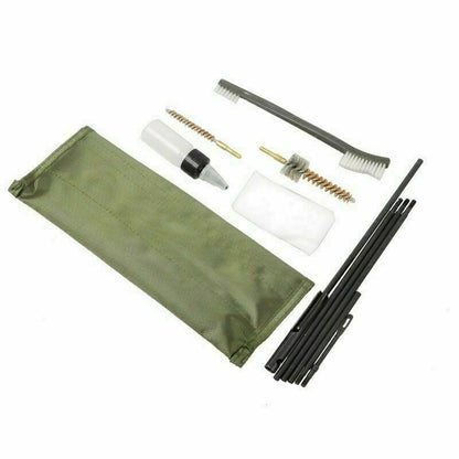 10 Pc .22 22LR .223 556 Rifle Gun Cleaning Kit Nylon Brush Cleaner Pouch Lot 100