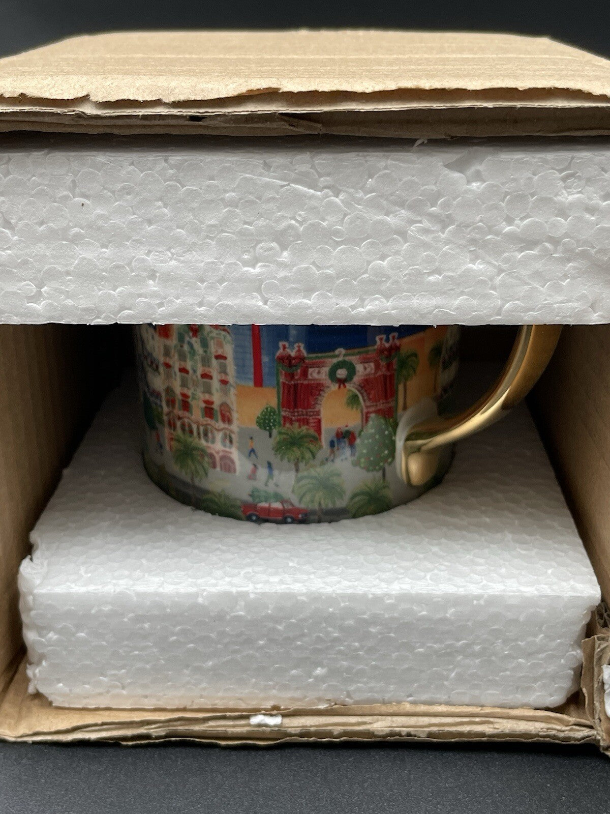 Anthropologie Holiday in the City Stoare Mug 2024 Barcelona 13oz. 4"x3.5" ANTHROPOLOGIE - KOEEK