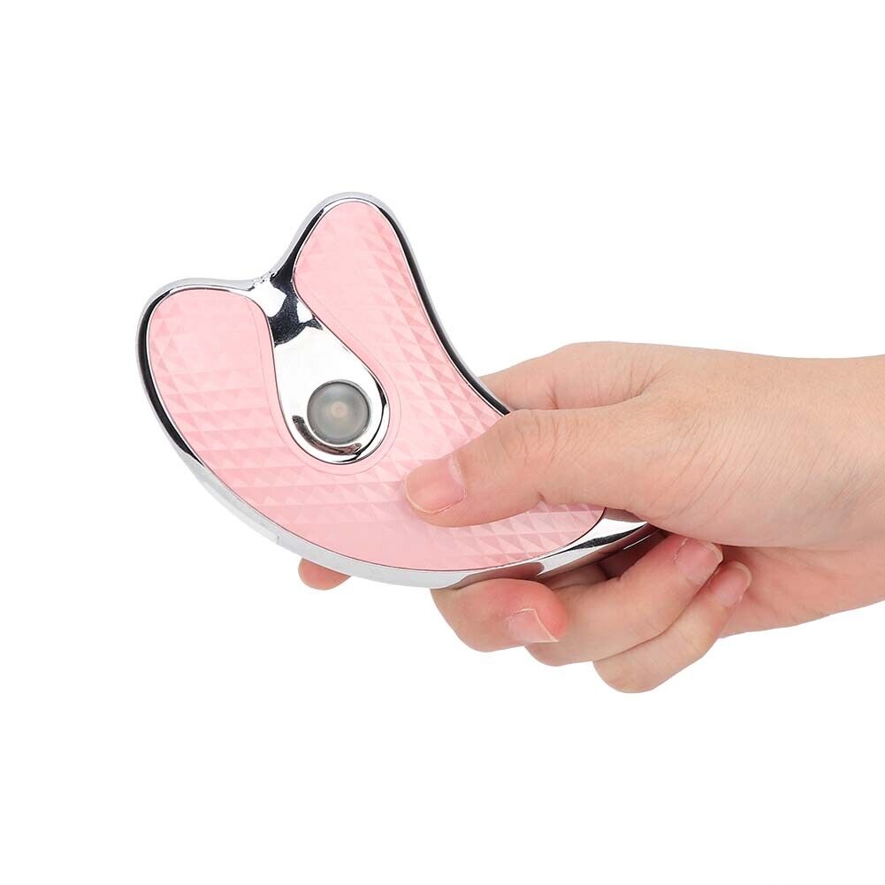 new Microcurrent Facial Scraper Massager Lifting Firming Facial Beauty Device HGF koeek - KOEEK