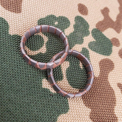 EDC Superconductor Ring Metal Pendant Meteorite Pattern Wood Grain Metal Ring 07FC0E-D4 - KOEEK