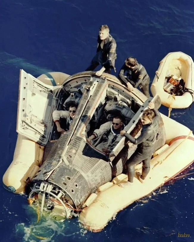 1/32 7.6'' High Gemini Manned Spacecraft  3D Printed Plastic Finished Model 07FC0E-D4 - KOEEK
