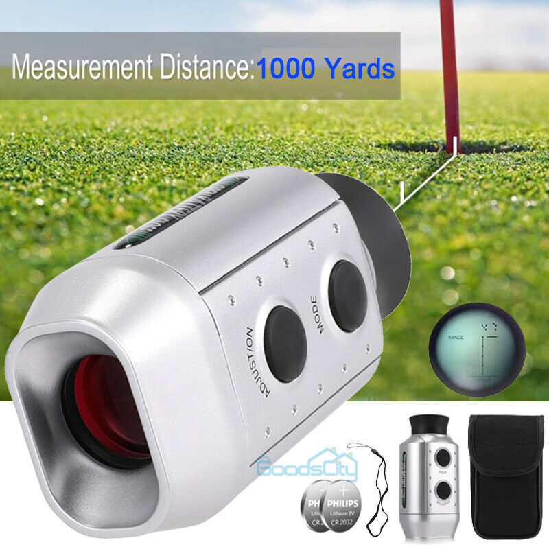 ny 1000 Yards Laser Range Finder for Jakt Bueskyting Golf 7X vanntett veske