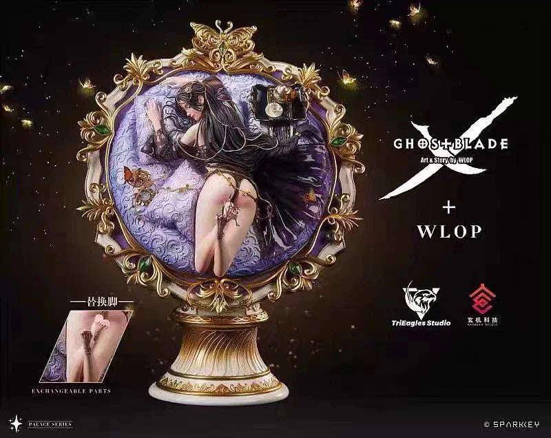 Ghost Blade Wlop Morning Statue Figure Resin Model Decor Collectible 1/6 Scale 07FC0E-D4 - KOEEK