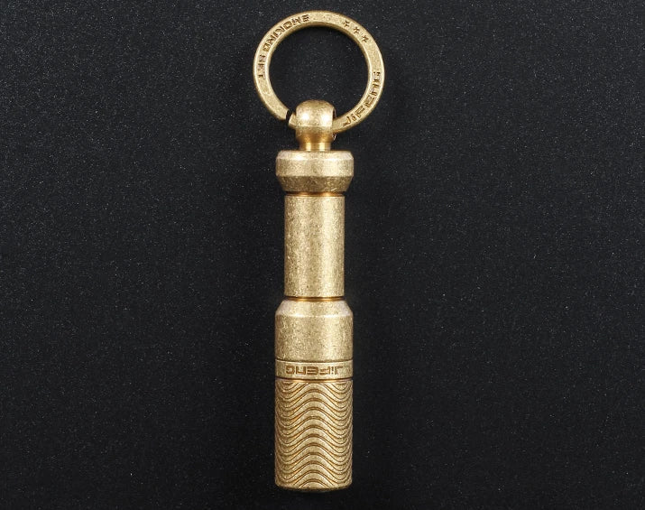 EDC Portable Cigar Hole Punch Cutter Cigar Puncher Cutting Drill Keychain Gifts 07FC0E-D4 - KOEEK