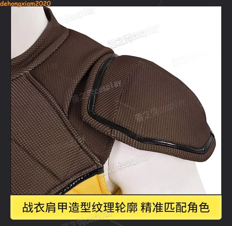 Deadpool & Wolverine Wolverine Cosplay Costume Men Brown Ver. Halloween Jumpsuit 07FC0E-D4 - KOEEK