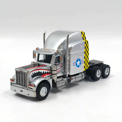 Fine Works 1:64 Peterbilt Semi Truck Tractor Diecast Model With Box Collectible 07FC0E-D4 - KOEEK
