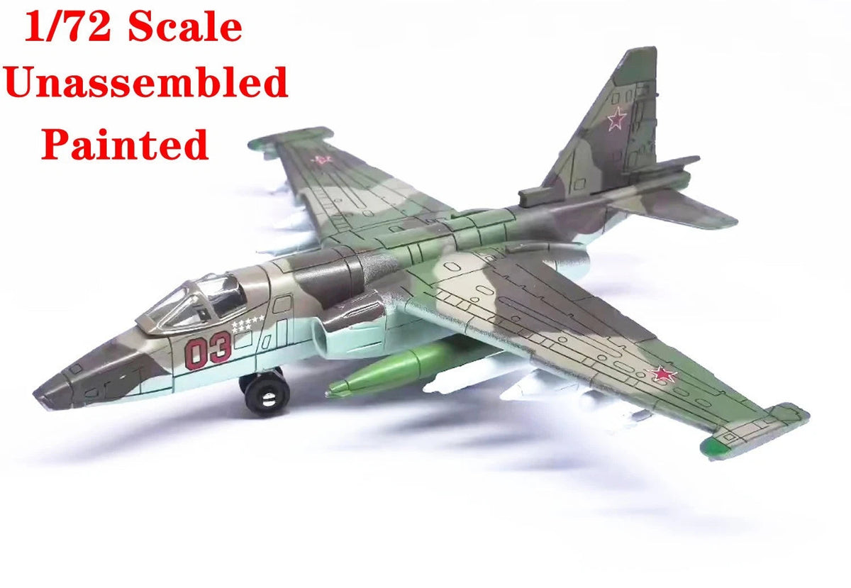 1/72 SU-25k Frogfoot Attack Aircraft Fighter Plastic Painted Unassembled 07FC0E-D4 - KOEEK