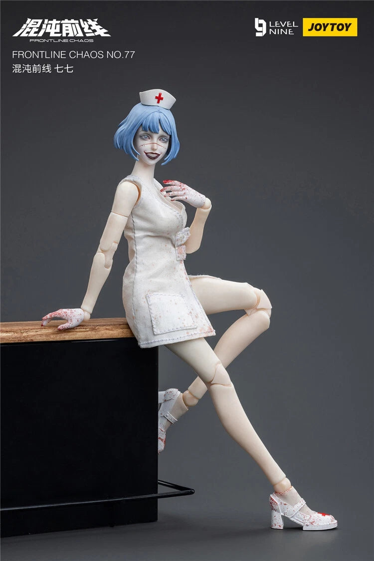 JOYTOY LEVEL9 NO.77 Frontline Chaos Nurse 1/12 Action Figure 6in Model Toy JOYTOY - KOEEK