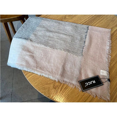 Mens Plaid Check Soft Scarf  Wool Bandana Unisex Shawl Winter Neckerchief 07FC0E-D4 - KOEEK