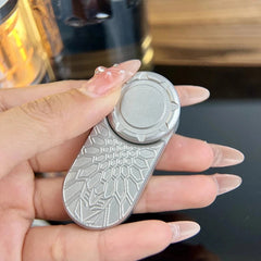 EDC Five in one Fidget Spinner Push Card Slider Ratchet Button Fingertip Toy 07FC0E-D4 - KOEEK