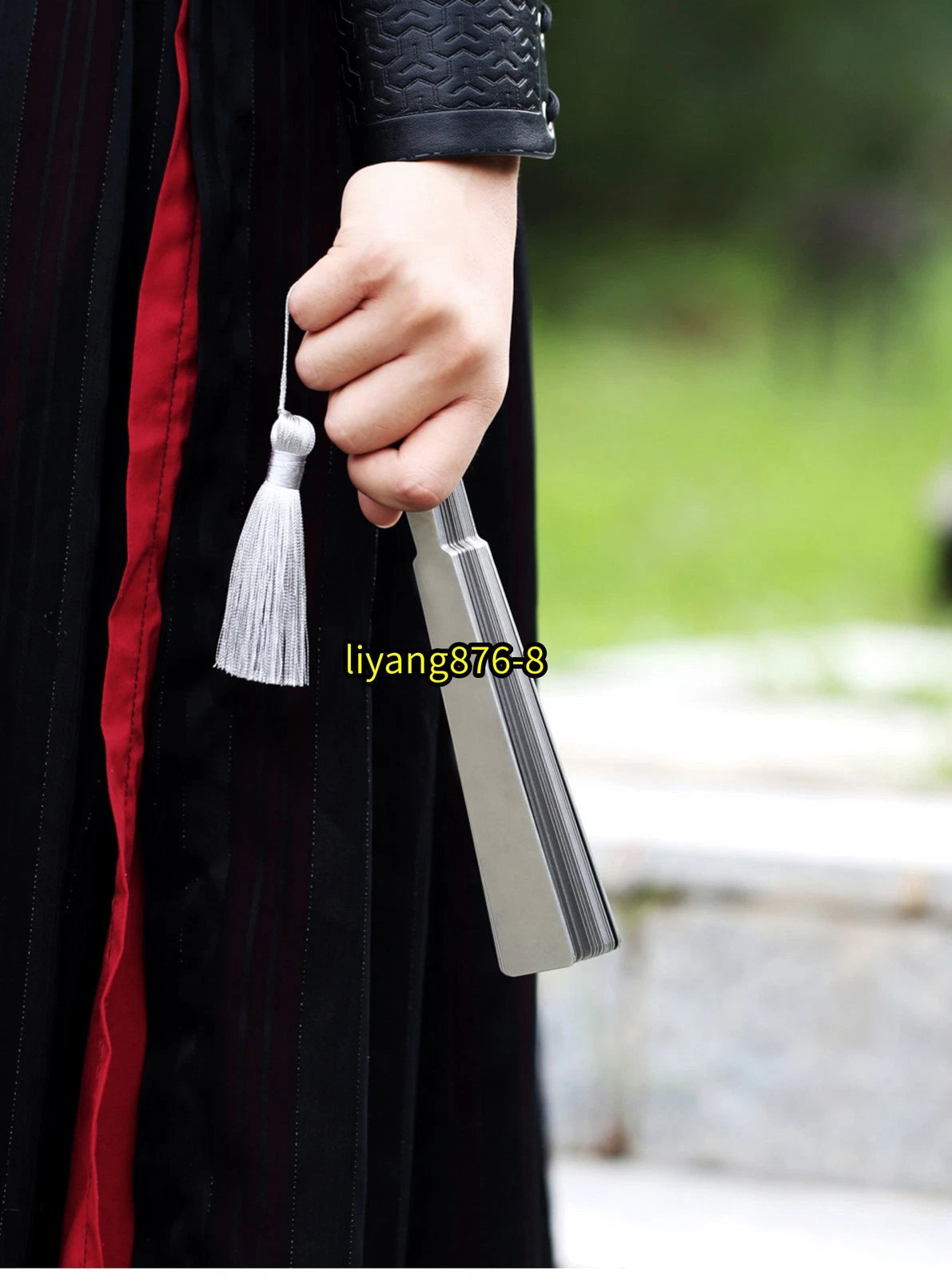 Stainless Steel Metal Folding Fan Portable Martial Art Kung Fu Tai Chi Fan Toy 07FC0E-D4 - KOEEK