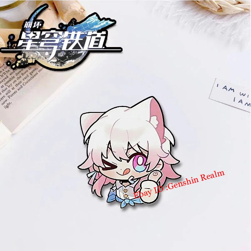 Anime Honkai: Star Rail Figure Cartoon Pin Brooch Badge 7Pcs/Set Display Gift 07FC0E-D4 - KOEEK