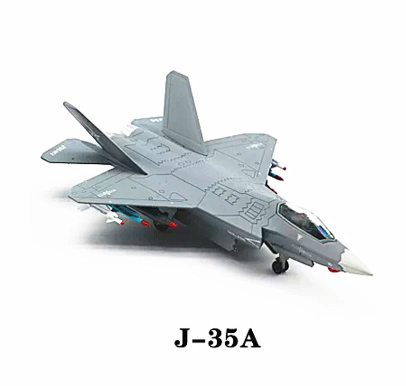 1/100 PLA J-35A  Fighter Alloy Diecast Finished Model 07FC0E-D4 - KOEEK