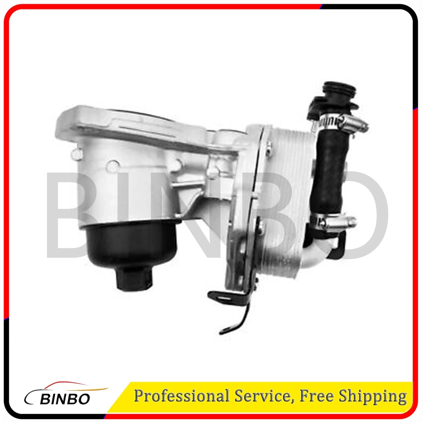 Engine Oil Cooler Filter Housing Assembly for Land Rover LR2 2008-2015 LR004287 07FC0E-D4 - KOEEK