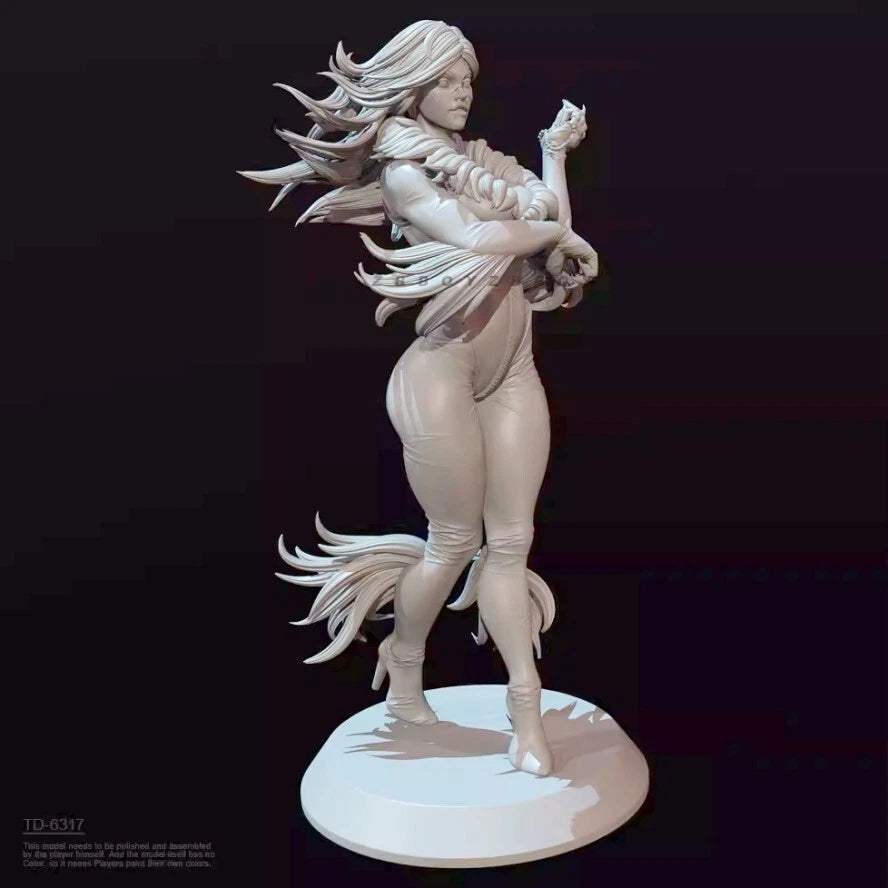 1/24 resin figure model Fantasy Woman 3D Printing unassembled unpainted 07FC0E-D4 - KOEEK