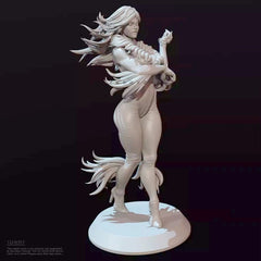 1/24 resin figure model Fantasy Woman 3D Printing unassembled unpainted 07FC0E-D4 - KOEEK