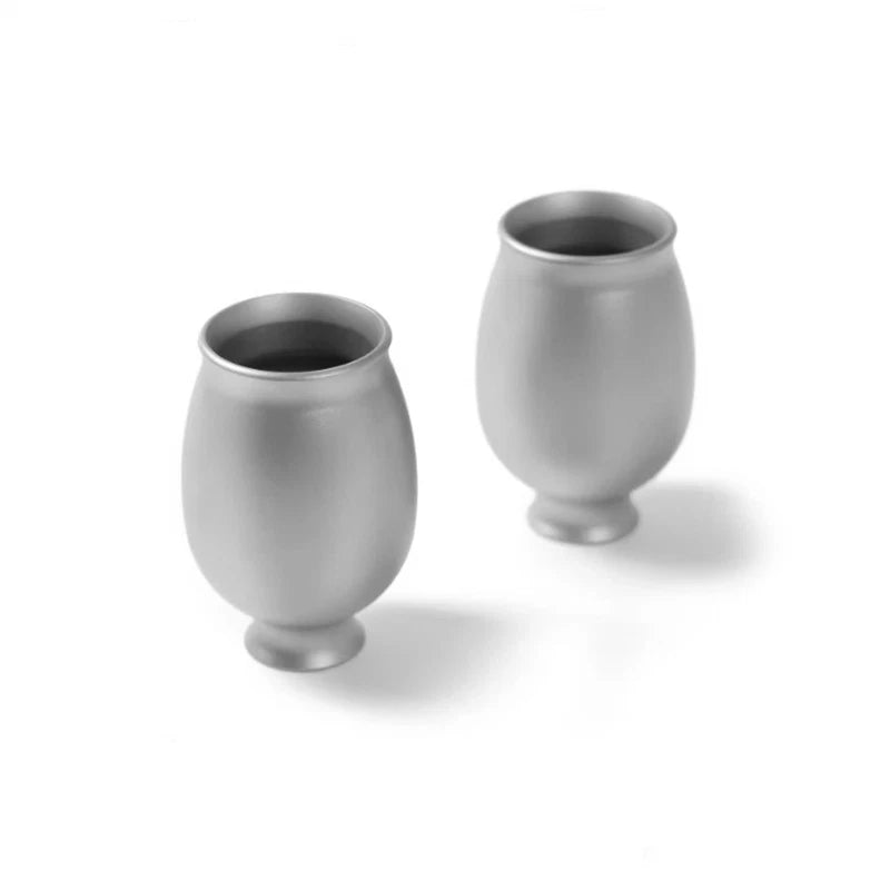 23ML Pure Titanium Water Glass Drinking Tumbler Cup Mug Good Health Benefits 07FC0E-D4 - KOEEK