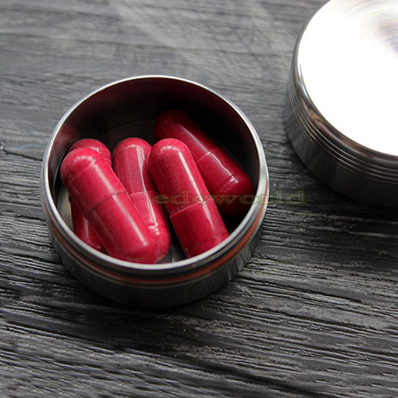 TITANER Solid Titanium TC4 CNC Outdoor Travel Home waterproof Pill Case EDC Box 07FC0E-D4 - KOEEK