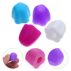 new  4 Pcs Dispenser Toothpaste Cap Self-sealing Caps for Bathroom Child koeek - KOEEK