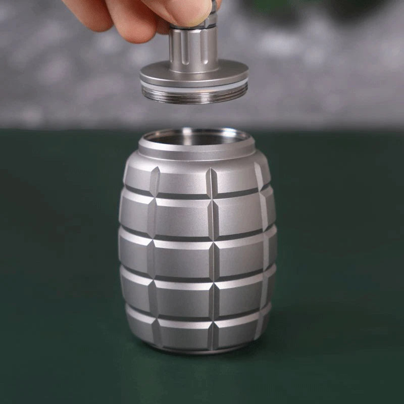 Titanium Flagon Pocket Hip Flask Whiskey Wine Container Screw Cap Flagon 100ML 07FC0E-D4 - KOEEK