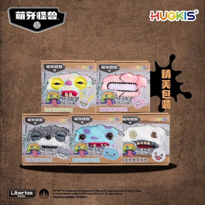 HUGKIS x Fuggler Funny Ugly Rabid Rabbit Plush Coin Purse Keychain Bag Charm FUGGLER - KOEEK