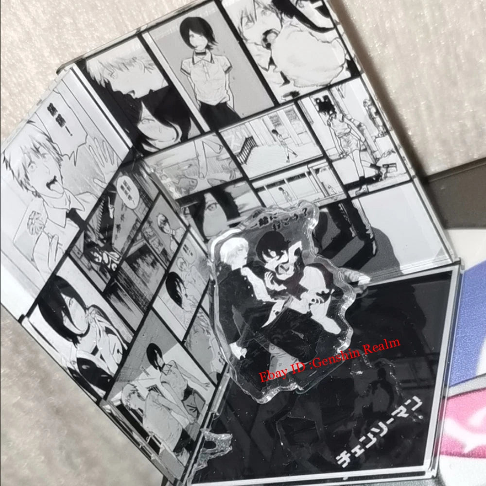 Anime Chainsaw Man Reze Acrylic Desktop Stand Collection Decor Gift 07FC0E-D4 - KOEEK