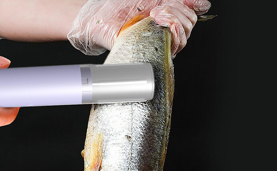 new Electric Fish Scaler Fish Scaler Remover No Mess Fish Scraper Fast Cleaning Fish koeek - KOEEK