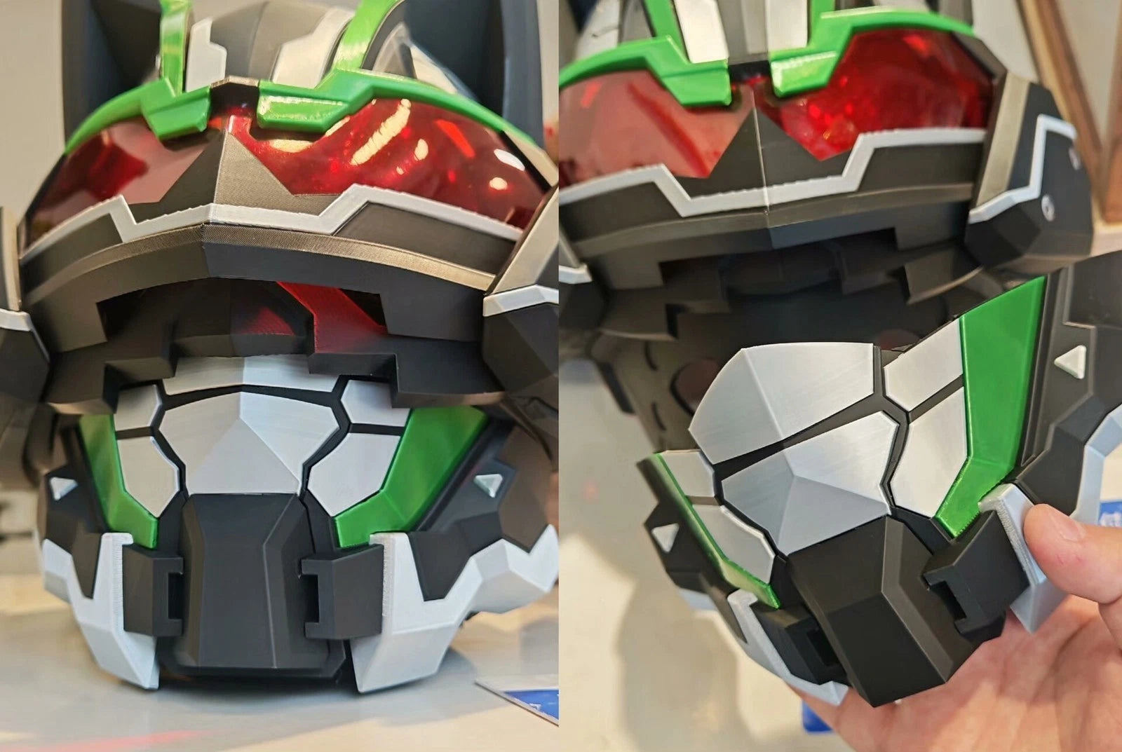 KAMEN RIDER TYCOON 1/1 Wearable Mask Helmet 3D Printing Cosplay Halloween Props 07FC0E-D4 - KOEEK