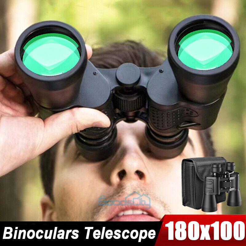 180x100 High Power Waterproof Military Binoculars with Case