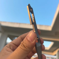 Compact TC4 Titanium alloy EDC Multi Tool with Wrench Screwdriver Pry Bar 07FC0E-D4 - KOEEK