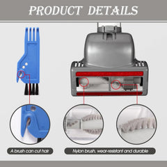 Upgraded pet hair power brush head accessory,vacuum cleaner replacement partgray 07FC0E-D4 - KOEEK