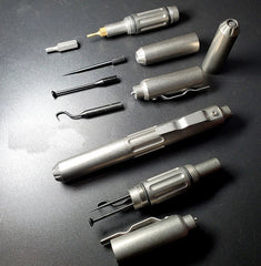 EDC Titanium Alloy Hook Screwdriver Bit Tactical Multi-functional Tools 07FC0E-D4 - KOEEK