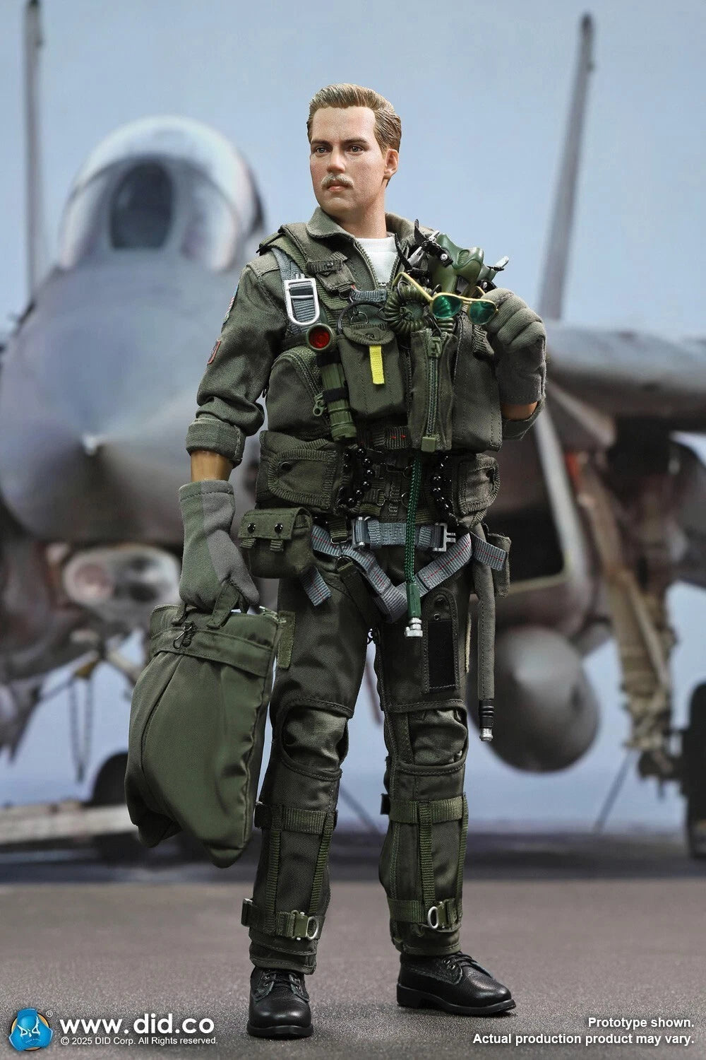 DID MA80182 US 1/6 Navy Fighter F-14 Pilot Tom & Nick Action Figure Model Toys DID - KOEEK