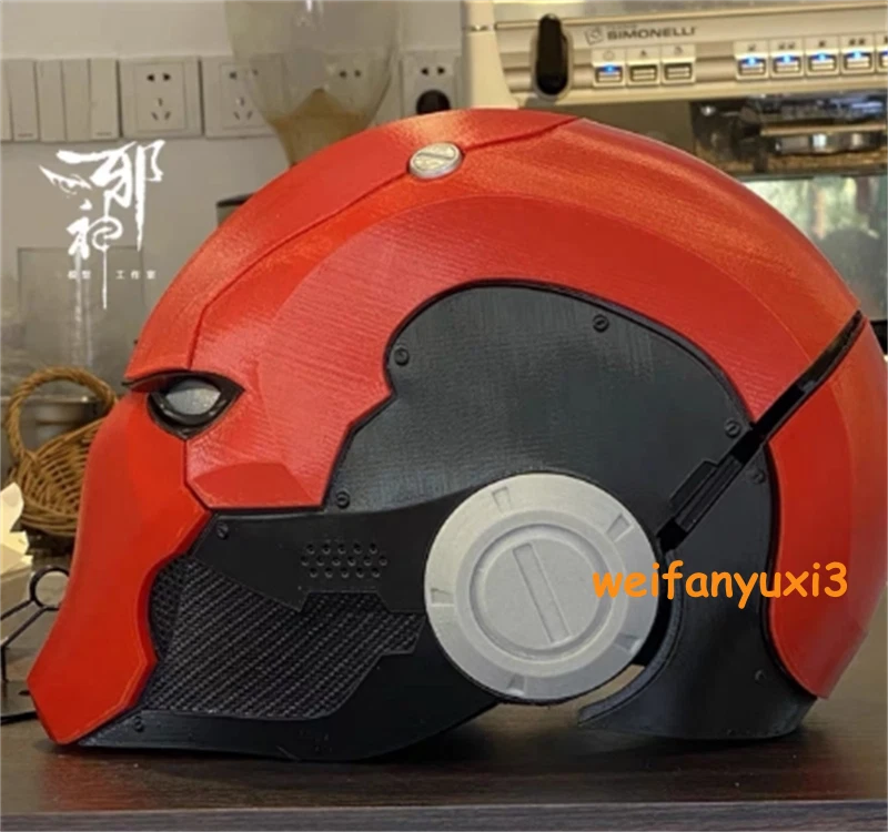 Customize Red Hood Batman Helmet 3D Printed Full Face Mask Handmade Cosplay Prop HANDMADE - KOEEK