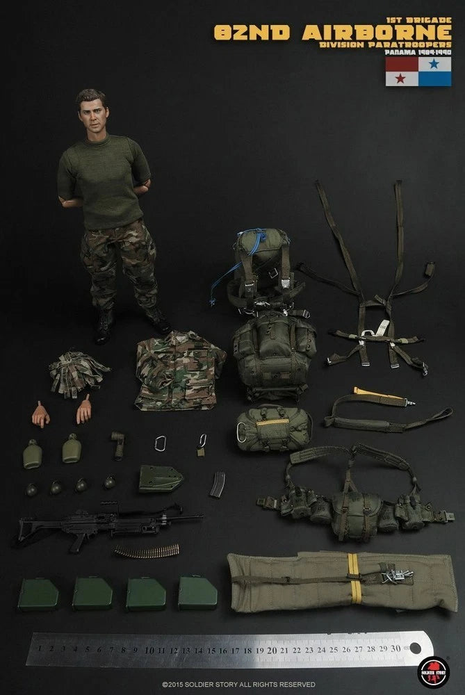 US Army Paratrooper Action Figure - 1/6 Scale, Ready for Display 07FC0E-D4 - KOEEK