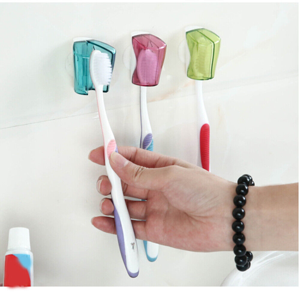 new 6 Pcs Wall Toothbrush Holder Suction Suction Toothbrush Hanger koeek - KOEEK