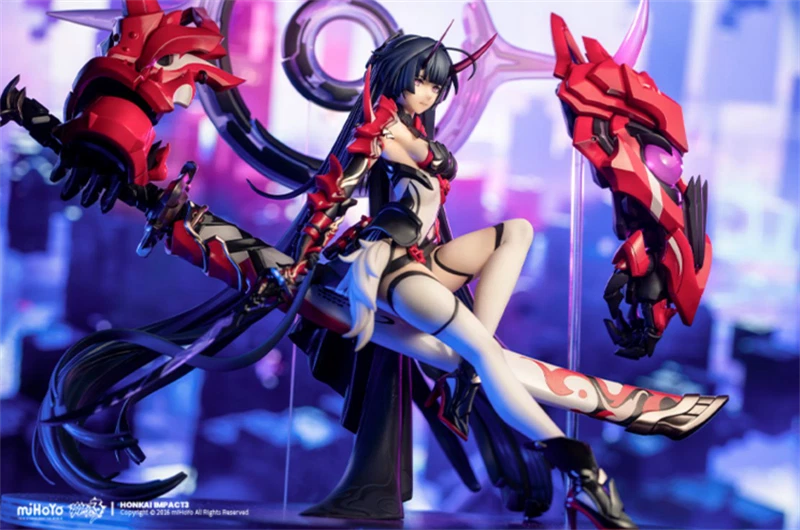 US 1/8 miHoYo Honkai Impact 3 Raiden Mei Herrscher Of Thunder Figure Model 25CM MIHOYO - KOEEK
