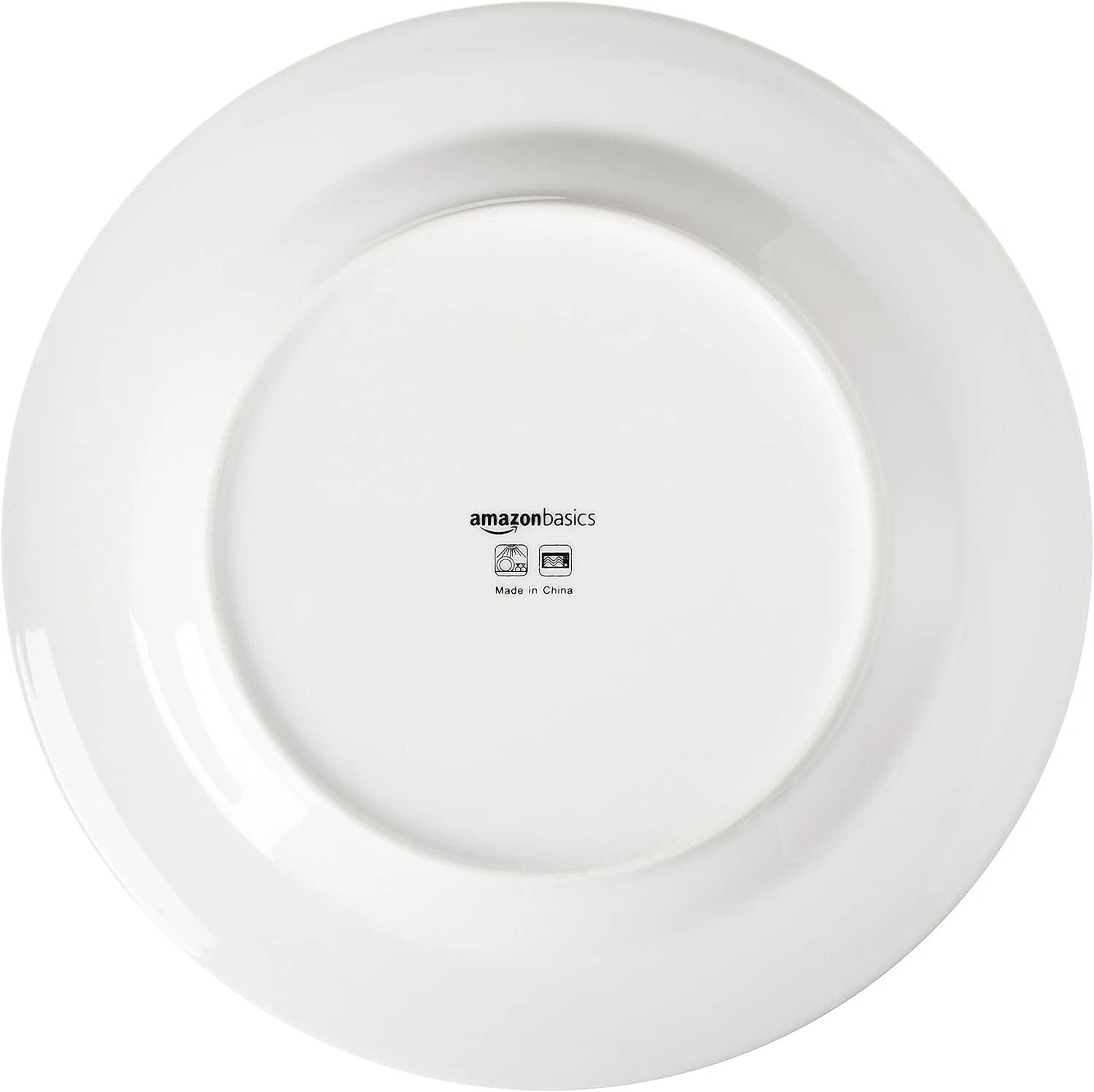 6-Piece White Dinner Plate Set, 10.5 inches 07FC0E-D4 - KOEEK