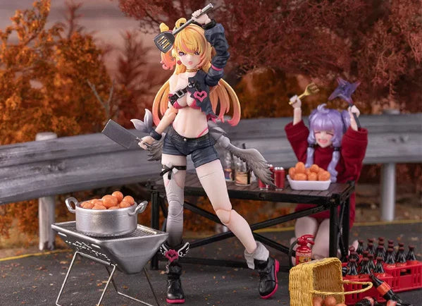 in Stock EXSSRION Moen Angel Hoshikawa Neko Yellow 1/12 Scale Action Figure 07FC0E-D4 - KOEEK