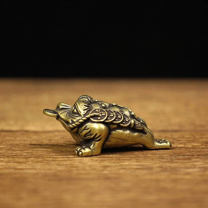 5.5cm Chinese Retro Brass Ornament Fortune Household Decoration Handicraft 07FC0E-D4 - KOEEK