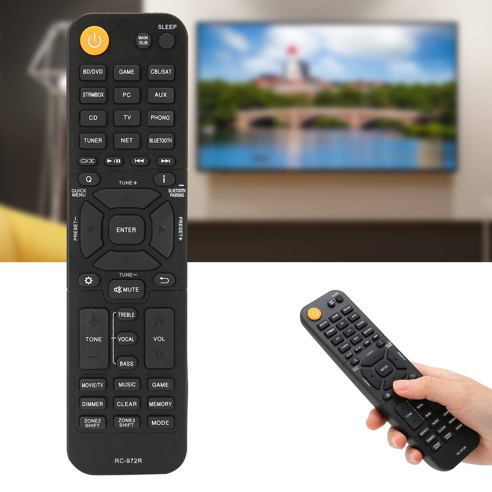 new Remote Control Portable RC-972R Replacement Fit For TV TX-NR696 koeek - KOEEK