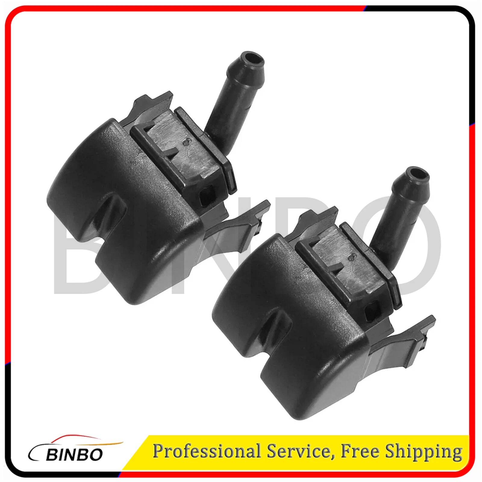 1 Pair Front Windshield Washer Nozzles Spray Jet Fit For BMW 3 Serie E46 07FC0E-D4 - KOEEK