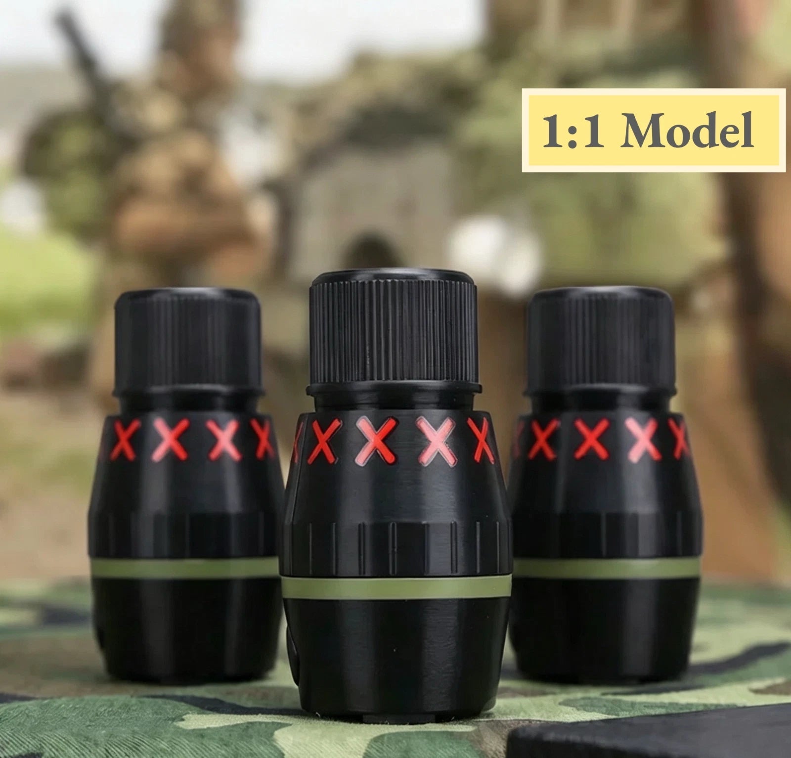3X 1:1 BritishNo.69 Grenade WWII MilitaryModel 3D PrintedDetachableWeaponDisplay 07FC0E-D4 - KOEEK