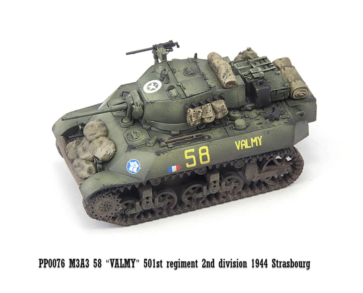 S-Model 1/72 French M3A3 "VALMY" 501st Regiment 2nd division 1944 Finished Model S-MODEL - KOEEK