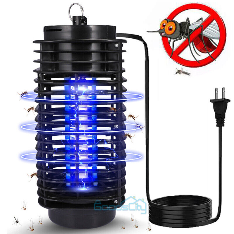 ny 1 ~ 4 STK Elektrisk Myg Insekt Zapper Fly Bug Killer Trap LED Lampe Skadedyrsbekæmpelse