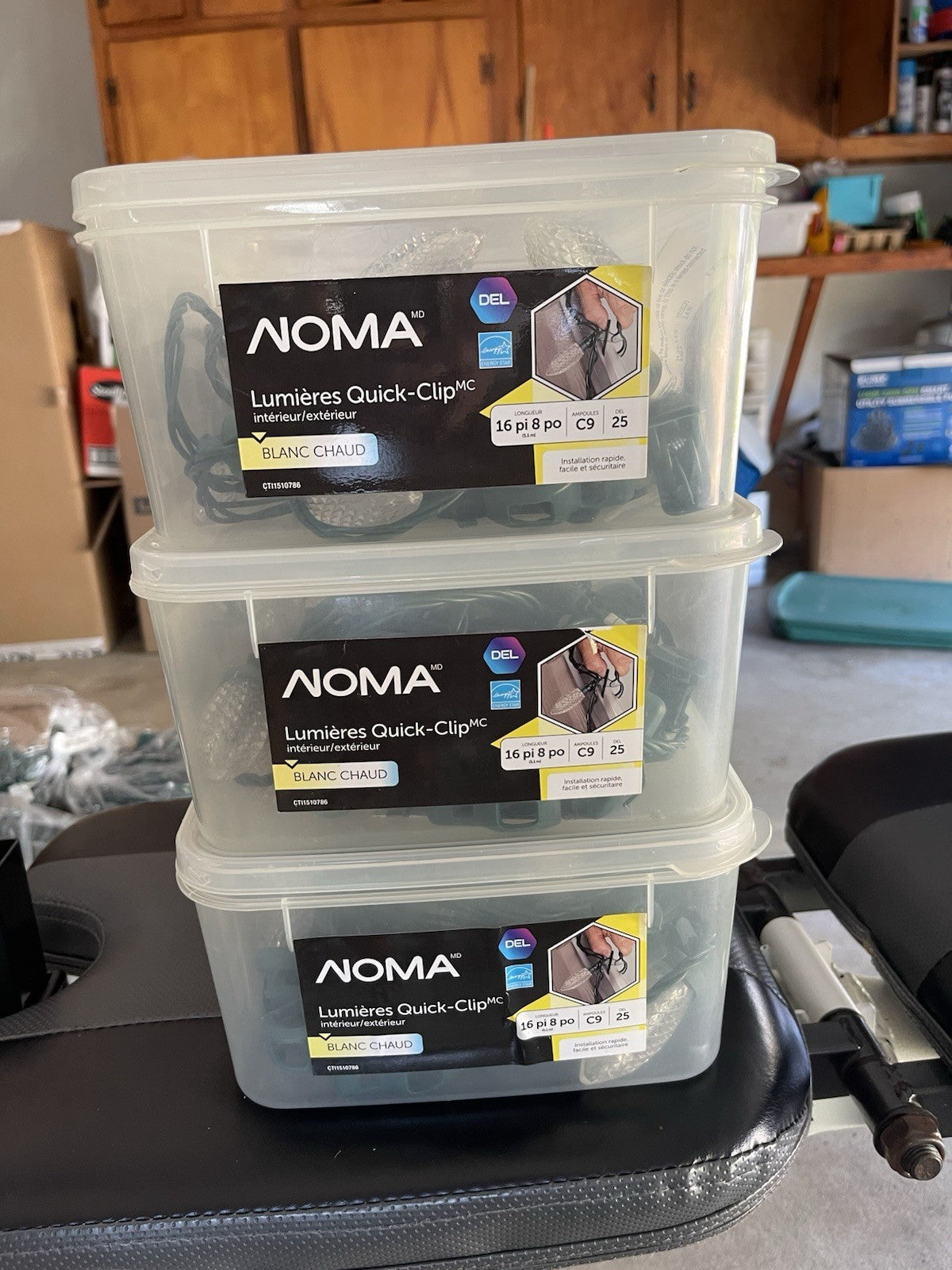 3 Sets NOMA Quick-Clip LED Christmas Lights – Warm White NOMA - KOEEK