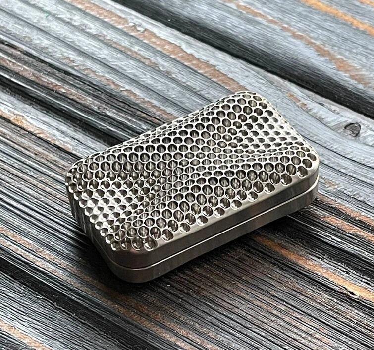 Coral Titanium Alloy Unlimited Push Magnetic Haptic Slider EDC Fidget Slider 07FC0E-D4 - KOEEK