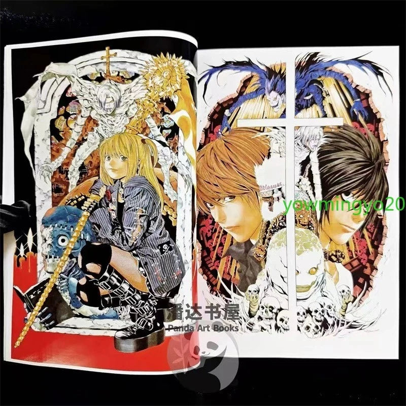 Death Note Light Yagami & L Lawliet Art Book Takeshi Obata Anime Manga Album 07FC0E-D4 - KOEEK