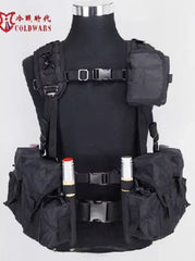 Replica Russian Special Forces Smersh Tactics Combat Chest Vest Black AK Set 07FC0E-D4 - KOEEK