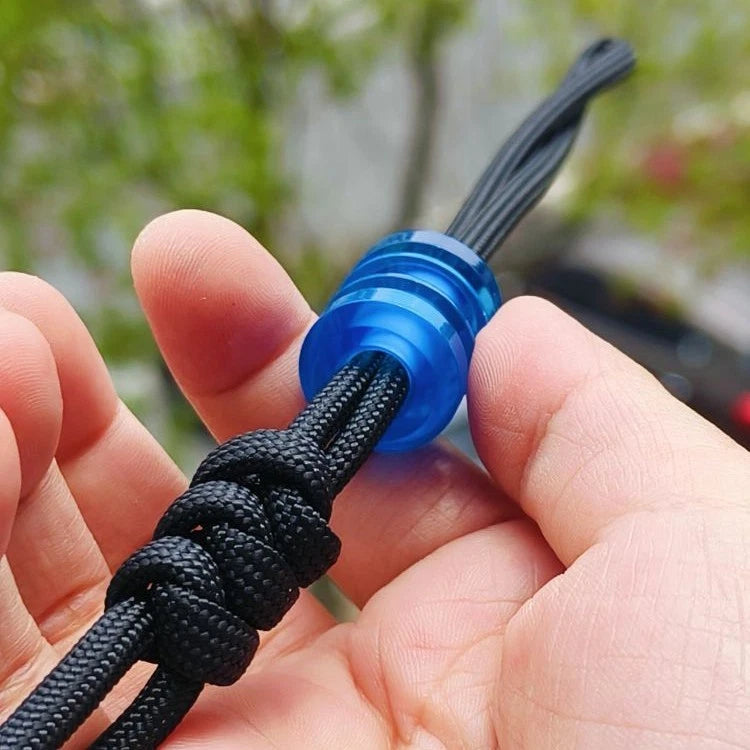 Blue Resin Knife Lanyard Bead Necklace Paracord Pendant DIY Bracelet Making Bead 07FC0E-D4 - KOEEK